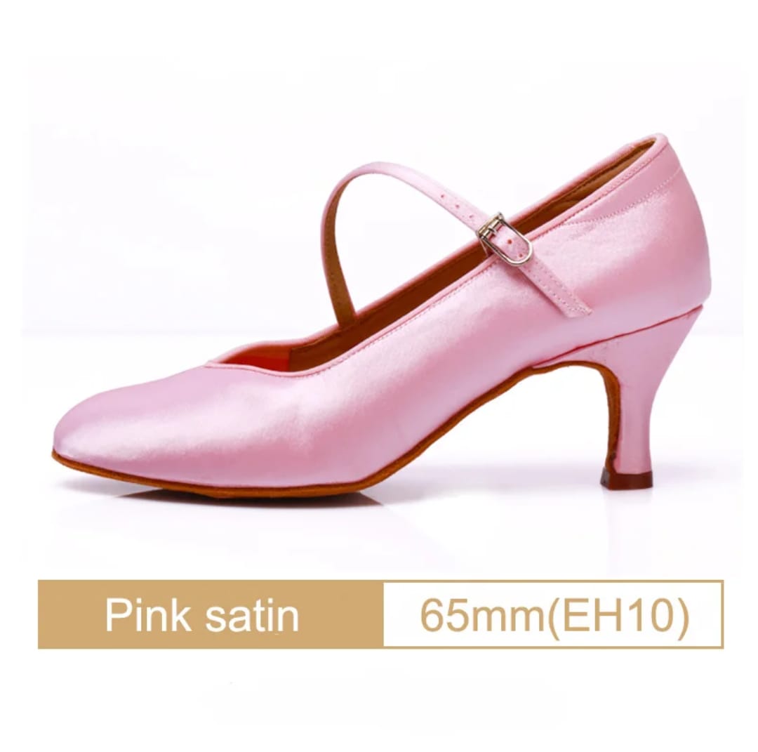 Women Dance Shoes Standard Pink Satin