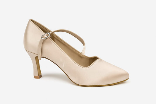 Bella-Flesh Satin Standard Women's Shoes