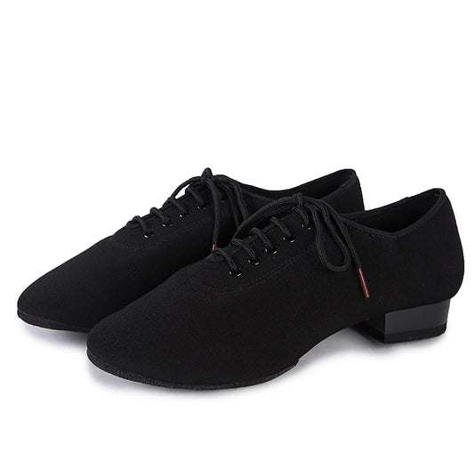 Dance Shoes Men Standard Oxford canvas 2.5cm heel