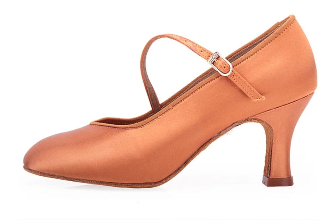 BD dancer's standard shoes Classic Satin all season high heel female dance shoes soft outsole modern dance 138